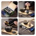 thumbnail image 2 of Juego completo de batidores para matcha TEANAGOO, 10 unidades, negro con bandeja, 2 of 9