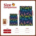 thumbnail image 3 of Honeii Abstract Bright Pineapple Fruit Retro Print Small Burlap Bags,Christmas Drawstring Treat Bags Gift Bags Reusable Candy Goodie Wrapping Bags for Holiday Party Favors Supplies -Medium, 3 of 9