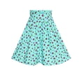 thumbnail image 5 of Girls Dress Blue Floral Long Sleeve Cotton Casual Dress 4 Years, 5 of 6