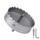 thumbnail image 1 of Sierra perforadora de acero y metal de 150 mm (5,9 pulgadas) con 2 brocas cortadora de agujeros para metal grueso, acero inoxidable, hierro y madera (150 mm (5,9 pulgadas)), 1 of 1