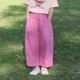 thumbnail image 4 of Pantalones informales para niñas, pantalones largos sueltos a prueba de mosquitos de pierna ancha fina de verano para niños, ropa para bebés y niñas, 4 of 5