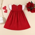 thumbnail image 6 of Girls Dress for Toddlers Fly Sleeve Knot Party Dress for Summer Occasions Daily Casual Wear Dance and Holiday Events Cute Style for Young Girls, 6 of 8