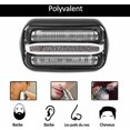 thumbnail image 3 of Cabezal de afeitadora de repuesto compatible con Braun 3 Series 32B Foil & Cutter Cabezal de cuchilla de afeitadora eléctrica para Braun 301S 310S 320S 3040S 3080S 350CCBlack, Modelo: Black, 3 of 5