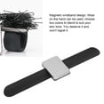 thumbnail image 4 of Pulsera de Paleta de Mezcla Cosmética, Silicona Magnética Negra de Maquillaje Ampliamento Aplicable Correa de Muñeca de Muñeca para la Muñeca de Belleza Para Mujeres, 4 of 7