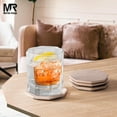 thumbnail image 4 of Radicaln Marble Coasters Set of 6 Handmade 3.5 inch Verona Star Coasters Set for Drinks, Stone Coasters with Holder for Home Decor, 4 of 7