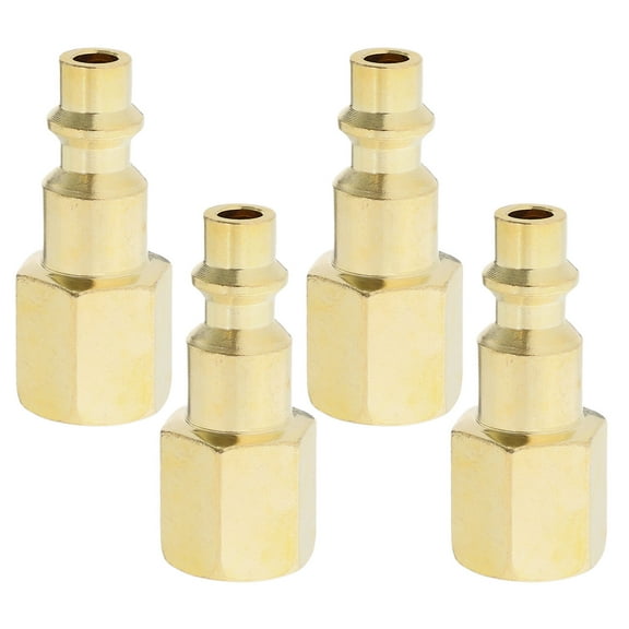 MLINS FRCOLOR 4pcs Quick Release Air Fittings for Compressors and Air Hoses Quick Connect Hose Adapter Manometer Fittings