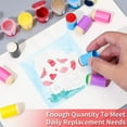thumbnail image 3 of 300 Piezas Embadurnadores de Esponja para Dedos Manualidad con Embadurnador para Pintar con los Dedos Juego de Dauber Esponja de Dibujo para Pintar Manualidades con Tinta de Arte, 3 of 7