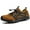 Brown, variant on Men's Hiking Breathable Lightweight Shoes Outdoor Quick Dry Mesh Walking Shoes Trekking Training Water Sneakers Size 6-12