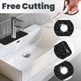 thumbnail image 3 of Vsdgher Hawaiian Style Kitchen Sink Splash Guard Faucet Mat -1 PC Super Absorbent Fast Drying Mat Sink Gadgets-Splash, Bathroom,Sink Mat,(15" X 5.5" ), 3 of 7