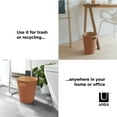 thumbnail image 6 of Umbra 2 gal Woodrow Wood Open Top Bathroom, Bedroom, Office Trash Can, Sierra, 6 of 14