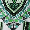 thumbnail image 3 of Vestido de Verano Macarena de Manga Corta para Mujer Estilo Cóctel Dashiki verde, 3 of 8