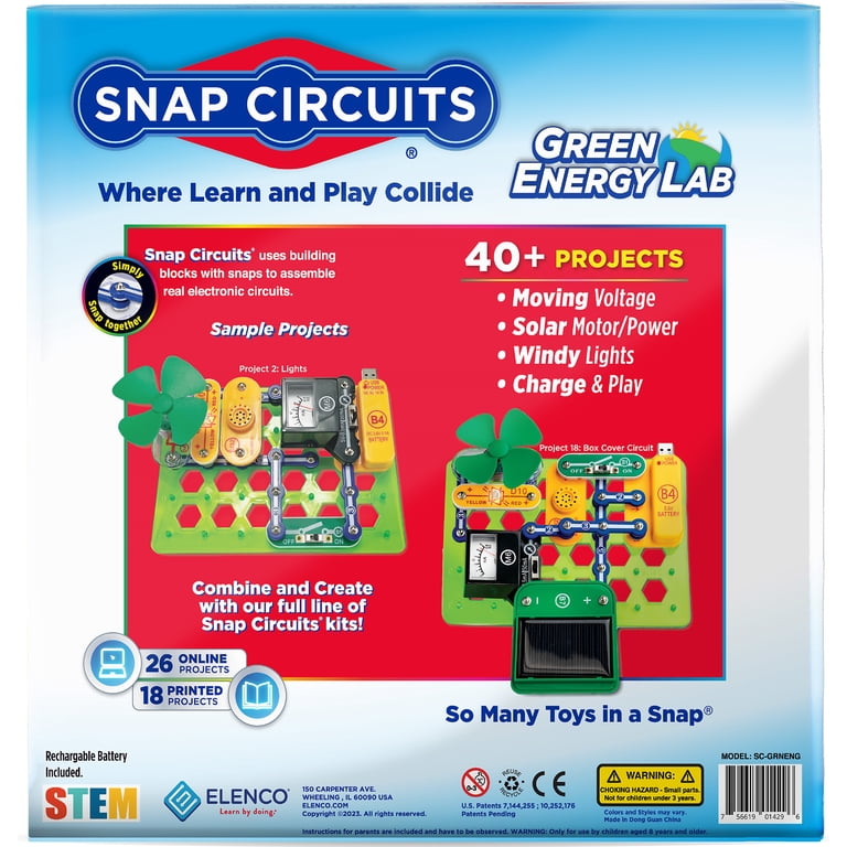 Snap Circuits® Green Energy Lab | Electronic Science Kit | Over 40