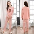 thumbnail image 2 of Women's Winter 2pcs Pajama Sets Long Sleeve Lovely Printed Sleepwear Loungewear PJS, 2 of 3