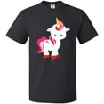 thumbnail image 3 of Inktastic Cute Little Unicorn With Red And Pink Mane, Hearts T-Shirt, 3 of 5