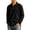 Black_a01, variant on Long Sleeve Polo Shirts for Men Lightweight Golf Shirt Button Collar Business Shirt Workwear Office Polo Tee with Pocket with Pocket