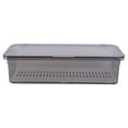 thumbnail image 1 of Storage Box Utensil Organizer Flatware Tray Kitchen Cutlery Chopsticks Lid Holder Silverware Drawer Drying Chopstick, 1 of 7