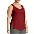 thumbnail image 4 of LIBRCLO Womens Tank Tops Plus Size Crew Neck Solid Shirts Fashion Summer Casual Loose Tank, 4 of 8