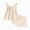 Girls Summer Outfits Z04-Beige, variant on TOWED22 Toddler Baby Girl 12M-8Y Summer 2 Piece Set Spaghetti Strap Striped Cami & Floral Shorts Clothes(Red,6-9 M)