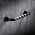 thumbnail image 1 of Barra de apoyo para baño, manija de seguridad para ducha, barra antideslizante de 30 cm para baño, bañera, inodoro (negro) JAMW Sencillez, 1 of 4