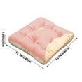 thumbnail image 3 of Square Floor Cushion 16x16x2 Inch Breathable Flock Seat Pad Portable Mat for Home Office Lightweight, 3 of 7