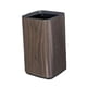 thumbnail image 3 of Bote de Basura Bote de Basura de Acero Inoxidable Bote de Basura Multiusos Bote de Basura Cesto de Basura para el hogar Sala de Estar Baño Color madera negro., 3 of 9