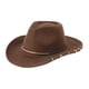 thumbnail image 4 of Sombrero de Vaquero Occidental Salvador Accesorio de Disfraz para Hombre Marron Oscuro, 4 of 10