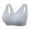 Grey, variant on Summer Thin Seamless Bra Middle-Aged Women Plus Size Front Closure Wireless Comfort Bras Full Support Sleep Bralette(Color:Pink,Size:XX-Large) (Pink, XXL)