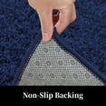 thumbnail image 3 of Hasoo Shag Bedroom Rugs 4' x 6' Area Rugs Indoor Non-Slip Nursery Rugs, Navy, 3 of 6