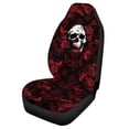 thumbnail image 5 of Uourmeti Red Rose Skull Print Front Car Seat Cover Fashion Elastic Car Seat Protector, Anti Slip Wear Resistant Compatible with Suv Auto Automobile, 5 of 6