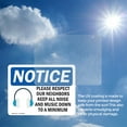 thumbnail image 6 of (2 Pack) Please Respect Our Neighbors Sign, 6 of 7