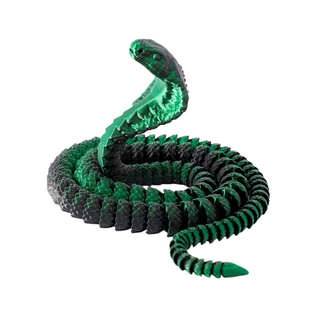 3D Printed Crystal Animal Desk Toy, Flexible Joints - Colorful, Versatile (Office/Car/Aquarium) - Home Decor, Fidget Toy