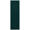 thumbnail image 3 of Ekena Millwork 15"W x 28"H EnduraCore Composite Center Circle Arts & Crafts Shutters, Thermal Green (Per Pair - Hardware Not Included), 3 of 5