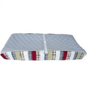 Boys Stripes/plaids Quilted Changing Pad