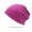 purple, variant on 1 unisex double-layer solid color pile cap, thin pullover cap, used for clothing matching, gardening, beach (deep red)