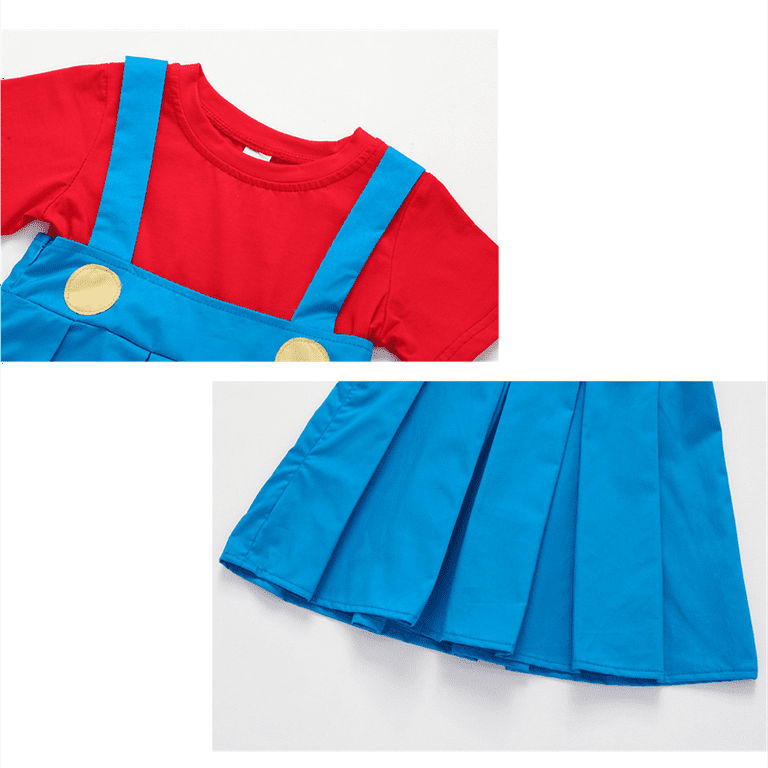 Kids Super Mario Bros Skirt Costume