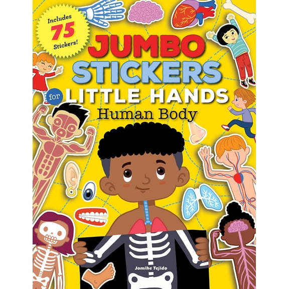Pre-Owned Jumbo Stickers for Little Hands: Jumbo Stickers for Little Hands: Human Body : Includes 75 Stickers (Series #1) (Paperback)