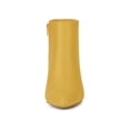 thumbnail image 2 of BLISSFUL STEP Women's Pointed Toe Zipper Stiletto Heels Ankle Boots Yellow 7, 2 of 8