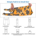 thumbnail image 6 of Shopping Bag 17.5×4.5×15in Crack Resistant Waterproof Super Large Capacity Reusable Extended Handle Can Be Carried Or One Shoulder Texture Camo Army Orange_2, 6 of 8