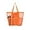 Orange, variant on Waterproof Mesh Beach Bag, Lightweight & Foldable Pool Bag for Gym Beach Travel Daily Bag, Beach Accessories, Black