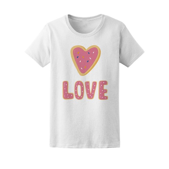 Valentine's Day Heart Cookie Tee Women's -Image by Shutterstock