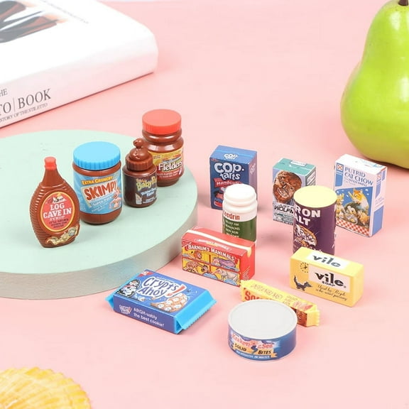 Dollhouse Miniature food 1/6 Supermarket Miniature Pretend Play Toy Accessor WA