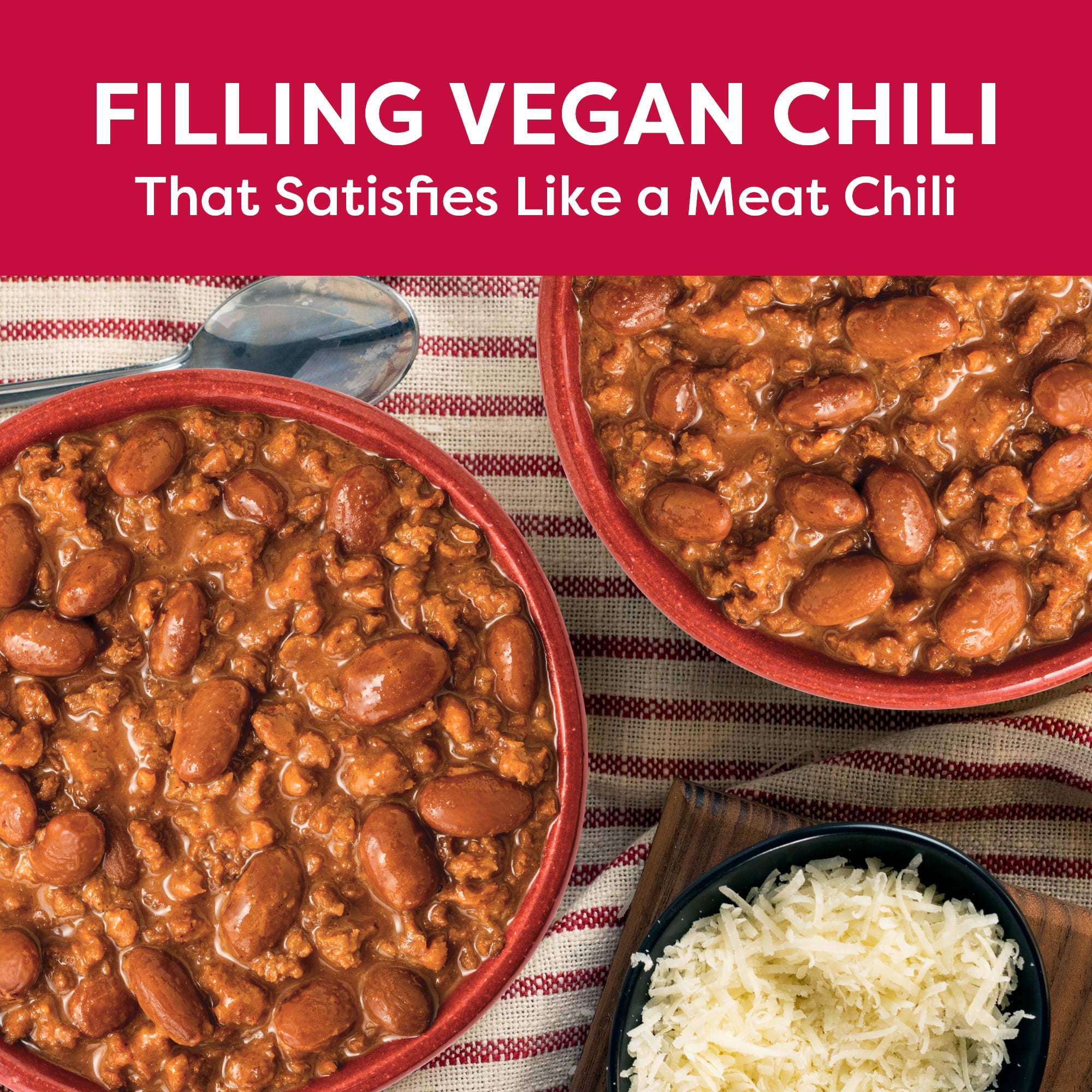 (12 pack) Gardein Plant-Based Chili With Beans, 32g Protein Per Serving, Vegan, 15 oz. Can