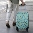 thumbnail image 3 of Cartoon Construction Vehicles Snowflakes Luggage Cover Fashion Suitcase Cover Baggage Covers Fit 25-28 Inch Luggage (Go Travel), 3 of 5