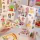 thumbnail image 5 of Organizador de lápices de escritorio plegable, contenedor de papelería con pegatinas, 5 of 8