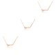 thumbnail image 2 of Collar de amistad sweethay Retro inglés con cadena encanto DIY oro rosa Type1 NO1, 2 of 6