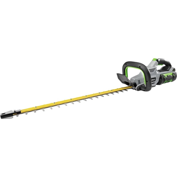 Ego 24 In. 56V Lithium-Ion Cordless Electric Brushless Hedge Trimmer, 2.5 Ah Battery And Charger Included