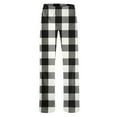 thumbnail image 4 of SOOMLON Pajama Pants for Women Soft Plaid Pajama Bottoms Adult Loose Warm Winter Lounge Sleepwear Sleep Pants Stretchy Comfy Wide Leg Pants Night Clothes Black XL, 4 of 4