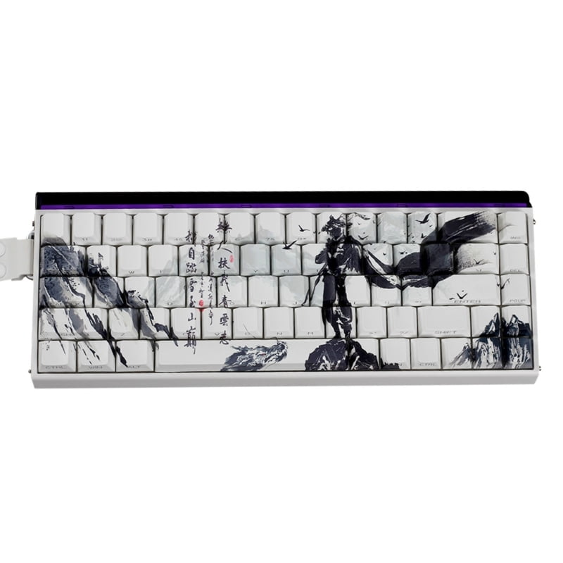 60% 68% ANSI ISOs Layout PBT Original Profile Keycaps With The Legend of Chusen Artwork For 61/64/68 Mechanical Keyboards