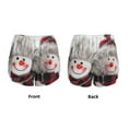 thumbnail image 5 of Qekee Christmas Snowman With Hat for 2 in 1 Flowy Running Shorts for Women High Waisted Gym Tennis Shorts Double Layer Shorts with Pocket, 5 of 9