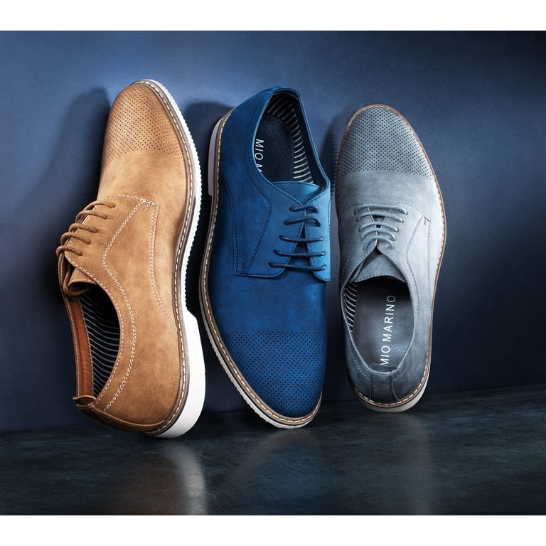 Mio Marino Men's Deevor's Perforated Casual Dress Shoe - Walmart.com